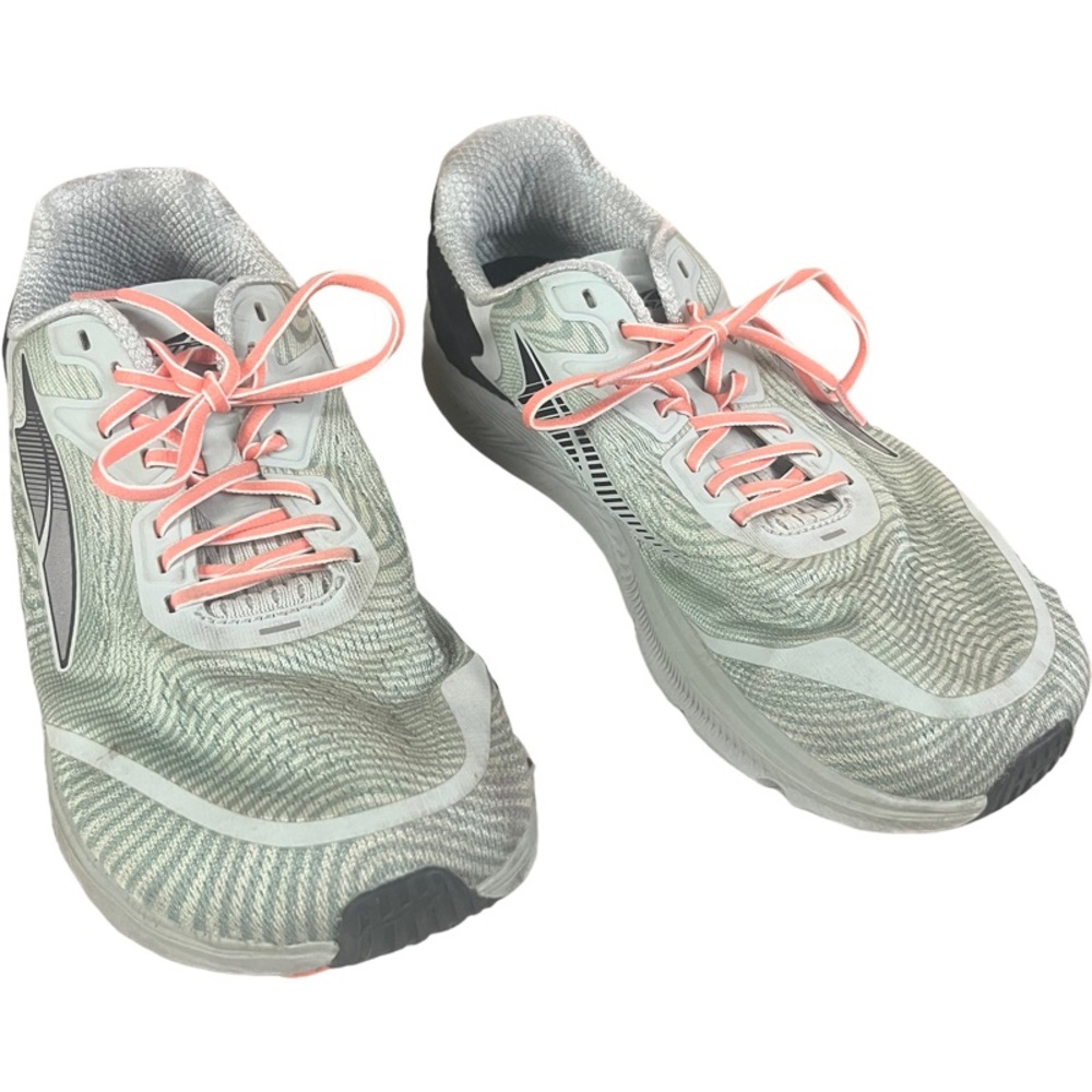 Altra Green Athletic Shoes Lightweight Breathable Design